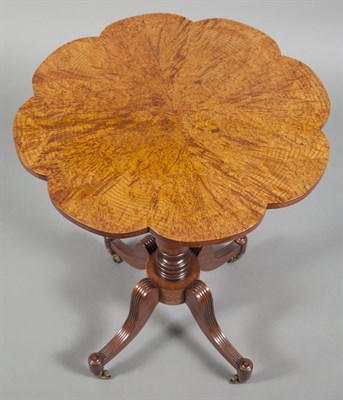 Lot 323 - William IV Yewwood and Mahogany Occasional...