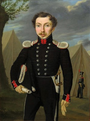 Lot 139 - French Provincial School 19th Century Portrait...