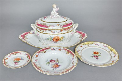 Lot 301 - KPM Porcelain Soup Tureen and Stand and...