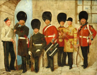 Lot 141 - British School 19th/20th Century Guards at...