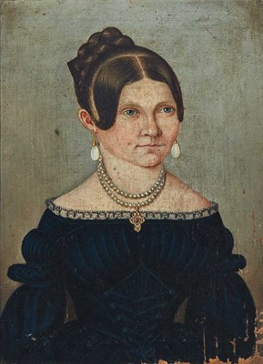 Lot 136 - Continental School 19th Century Portrait of a...