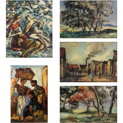 Lot 6 - Emmanuel Charles-Louis Benezit French,...