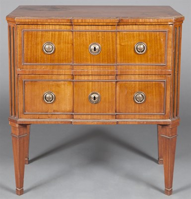Lot 627 - Continental Brass Mounted Walnut Commode Late...