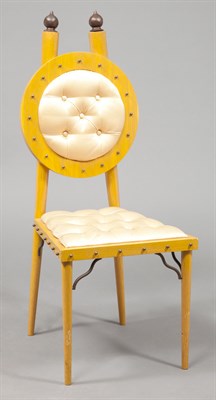 Lot 457 - Garouste et Bonetti Upholstered Yellow Stained...