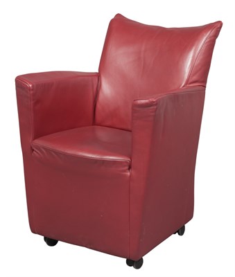 Lot 508 - Gijs Papvoine Leather Upholstered Armchair