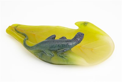Lot 250 - Amalric V. Walter Pate de Verre Desk Weight...