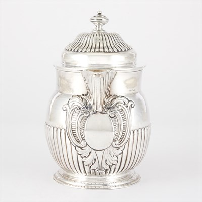 Lot 372 - George III Sterling Silver Coffee Pot on Stand...