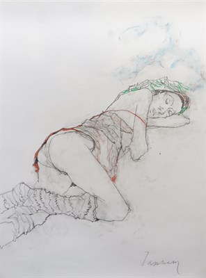 Lot 45 - Jean Jansem French, 1920-2013 Danseuse...