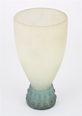 Lot 228 - Alméric Walter and J. Adnet Pâte de Verre Vase...