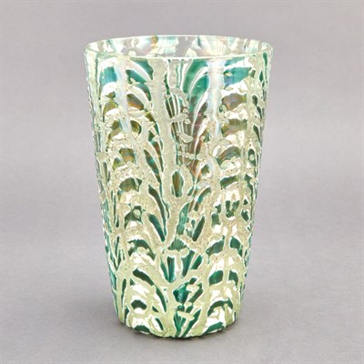 Lot 258 - Durand Art Glass Moorish Crackle Vase Circa...