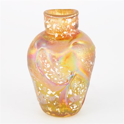 Lot 273 - Tiffany Favrile Glass Cabinet Bud Vase Circa...
