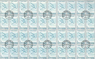 Lot 1026 - Romania. Used Stamp Group Selection of six...