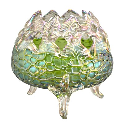 Lot 225 - Loetz Art Glass Astglas Footed Vase Circa 1900...