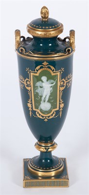 Lot 582 - Mintons Pâte sur Pâte Porcelain Two-Handled...