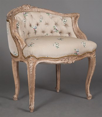 Lot 312 - Louis XVI Style Painted Mirror The beveled...