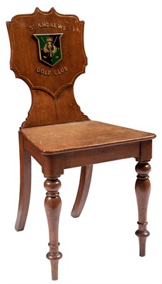 Lot 148 - Victorian Oak Hall Chair John Kendell & Co....