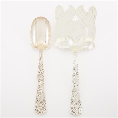 Lot 267 - Two Tiffany & Co. Sterling Silver Vine Pattern...