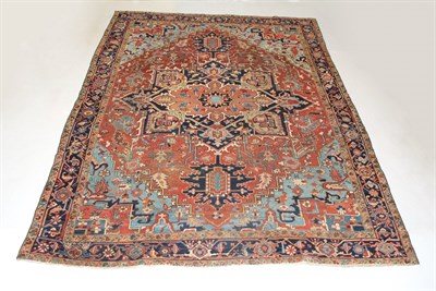 Lot 295 - Heriz Carpet Northwest Persia, circa 1925 The...
