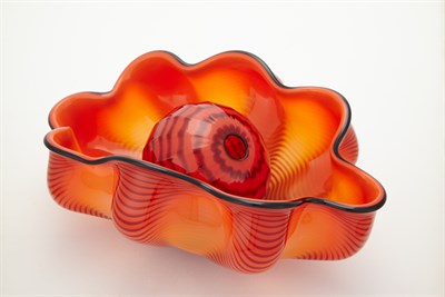 Lot 413 - Dale Chihuly American, b. 1941 Seaform Vessel,...