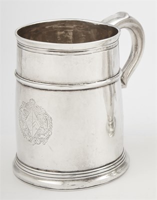 Lot 454 - Queen Anne Sterling Silver Mug William Gamble,...