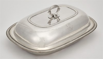 Lot 479 - Pair of George III Sterling Silver Covered...
