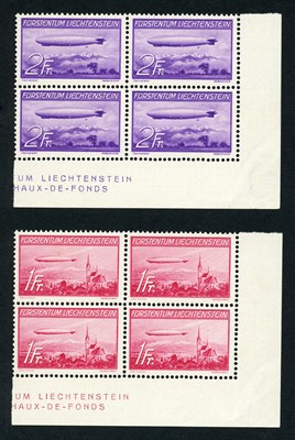 Lot 1021 - Liechtenstein 1936 Zeppelin Issue Scott C15,...