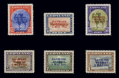 Lot 1017 - Greenland 1945 Liberation of Denmark Scott 22a-...