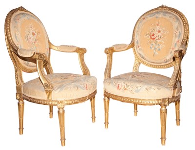 Lot 434 - Louis XVI Style Aubusson Upholstered...