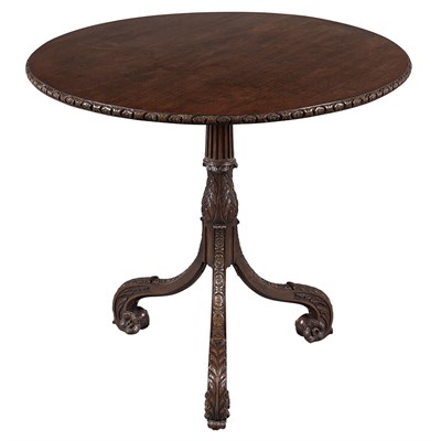 Lot 293 - George II Mahogany Tripod Table The circular...