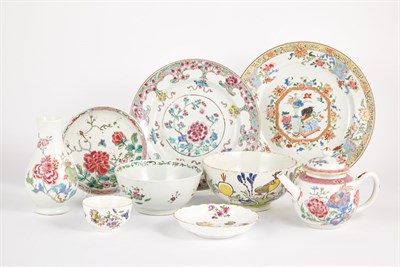 Lot 544 - Group of Continental and Chinese Porcelain...