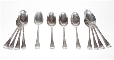 Lot 388A - Twelve Dutch Silver Tablespoons Total...