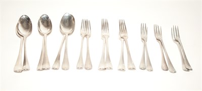Lot 388 - Assembled Dutch Silver Flatware Service...