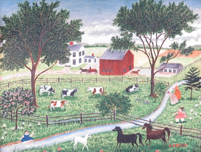 Lot 25 - Albert Webster Davies American, 1889-1967 Down...