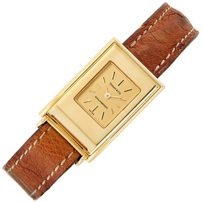 Lot 288 - Gold Wristwatch, Tiffany & Co., Schlumberger