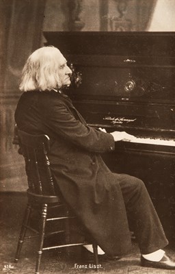 Lot 249 - LISZT, FRANZ Manuscript in German boldly...