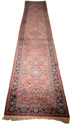 Lot 704 - Indo-Sarouk Runner India, contemporary The...