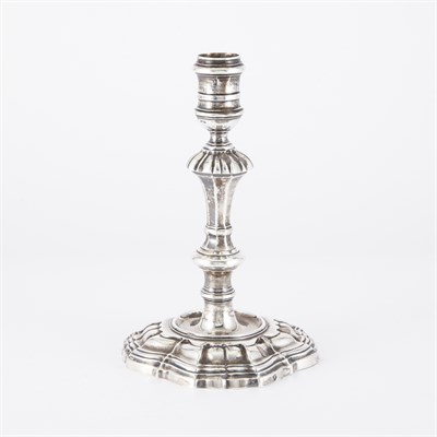 Lot 368 - George II Sterling Silver Candlestick John...