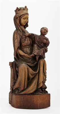 Lot 597 - Carved Oak Architectural Fragment of the...