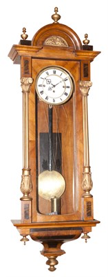 Lot 238 - Austrian Walnut and Gold Painted Wood Wall...