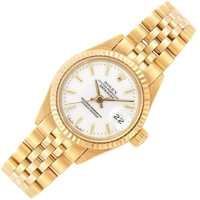 Lot 35 - Lady's Gold Wristwatch, Rolex, Ref. 6917