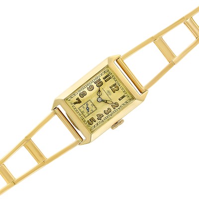 Lot 374 - Gold Wristwatch, International Watch Co., Schaffhausen
