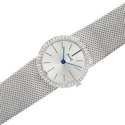 Lot 78 - Lady's White Gold and Diamond Wristwatch, Piaget