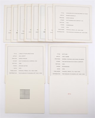 Lot 198 - Sol LeWitt LINES IN FOUR DIRECTIONS Rubber...
