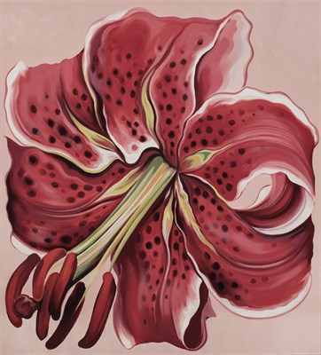 Lot 131 - Lowell Nesbitt American, 1933-1993 Red Lily,...