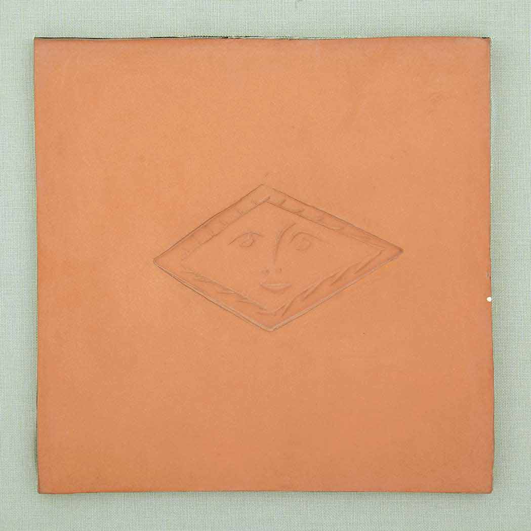 Lot 186 - Pablo Picasso LOZENGE AU VISAGE (A.R. 627) Red...