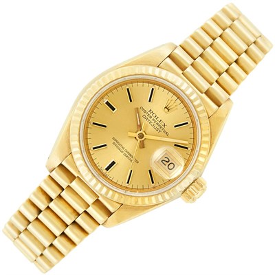 Lot 10 - Lady's Gold Wristwatch, Rolex, Ref. 69178