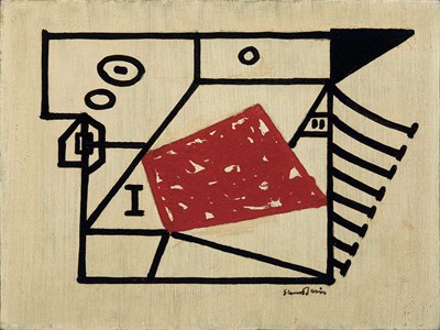 Lot 77 - Stuart Davis American, 1892-1964 Composition...