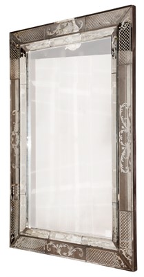 Lot 281 - Pair of Venetian Style Mirror Framed Mirrors...
