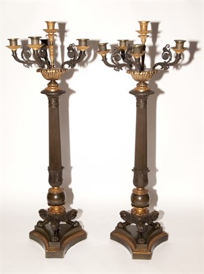 Lot 341 - Pair of Restauration Style Gilt and...