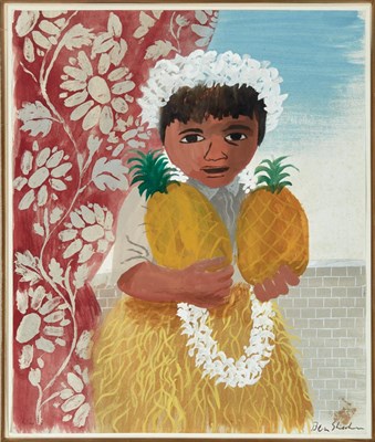 Lot 157 - Ben Shahn American, 1898-1969 Woman with...
